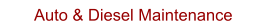Auto & Diesel Maintenance